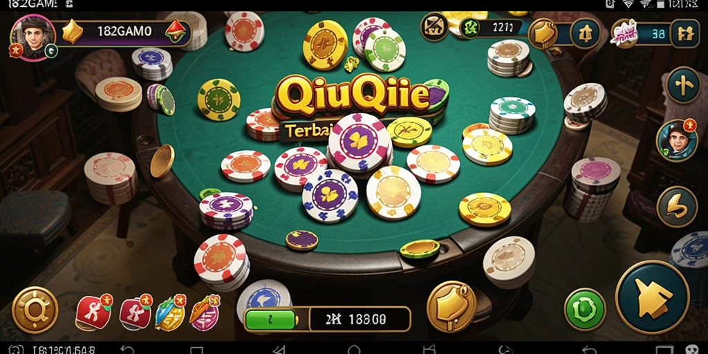Tampilan gameplay QiuQiu yang menarik di 182GAME.