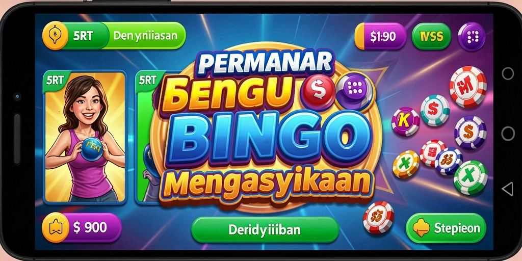 Screenshot 5RT menampilkan gameplay Bingo yang seru dan interaktif.