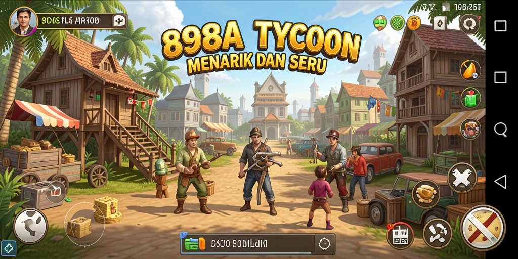 Tampilan gameplay 898A yang seru dan menarik.