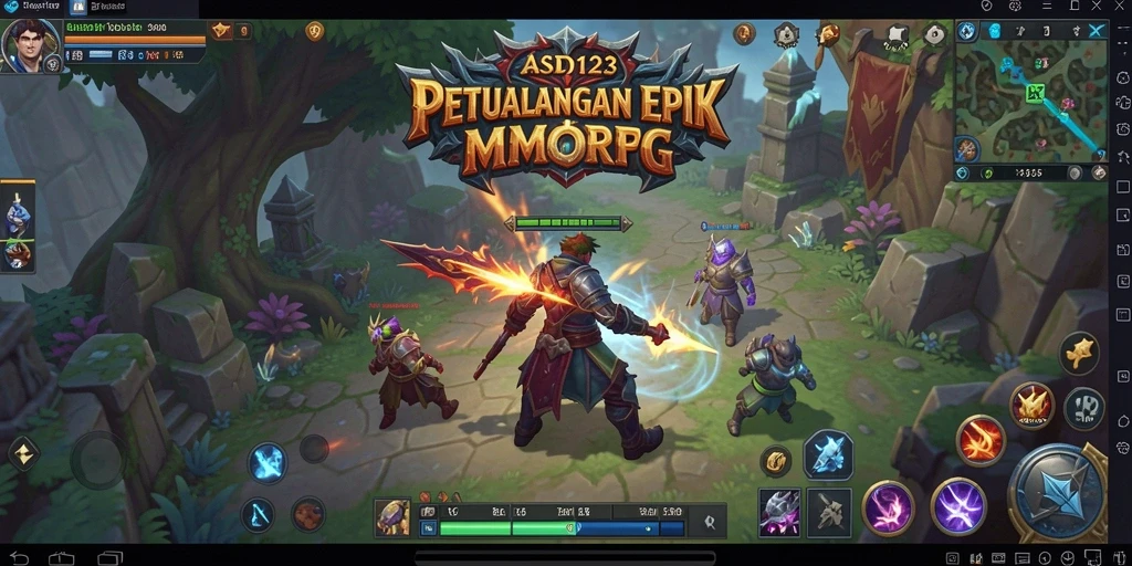 Gameplay seru dalam dunia MMORPG yang menakjubkan.