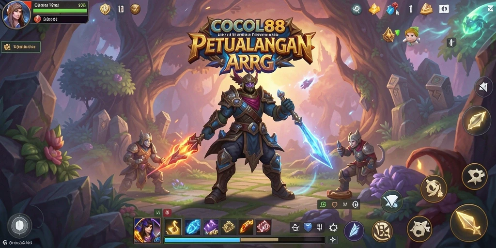 Tampilan gameplay COCOL88 dengan pertarungan seru dan dunia fantasi yang menawan.