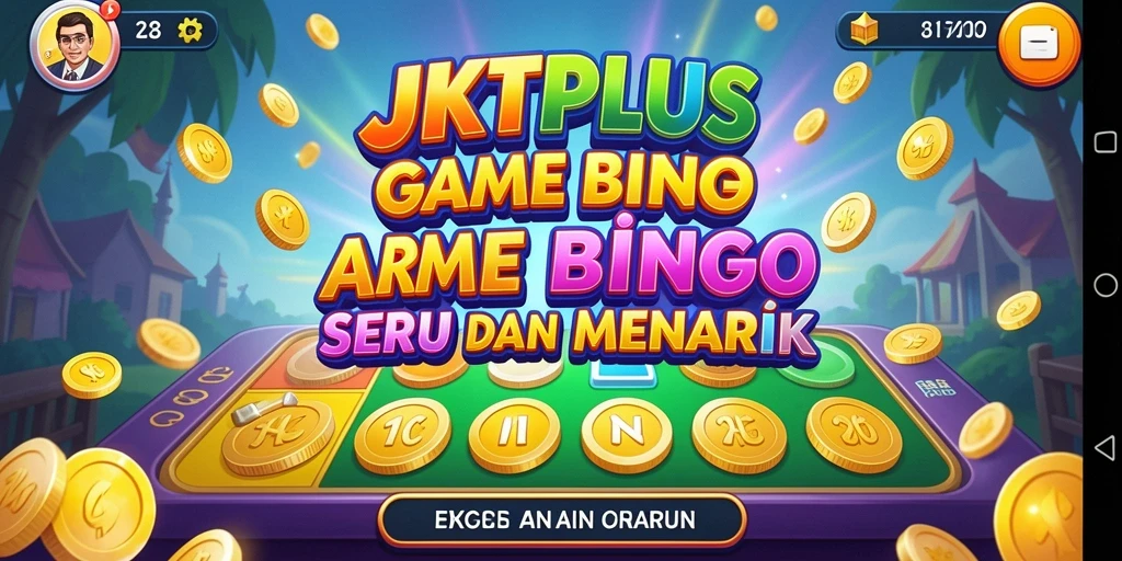 Screenshot gameplay JKTPLUS yang menampilkan aksi seru Bingo.