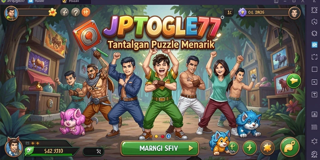 Tampilan gameplay JPTOGEL77 yang memukau dan menantang.