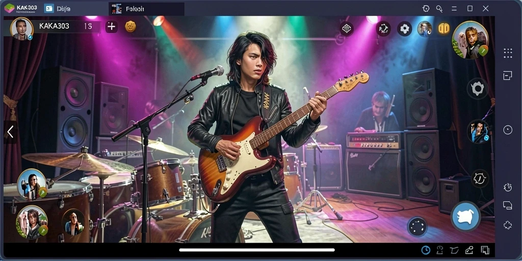 Tampilan menarik gameplay KAKA303 dengan musik ceria.