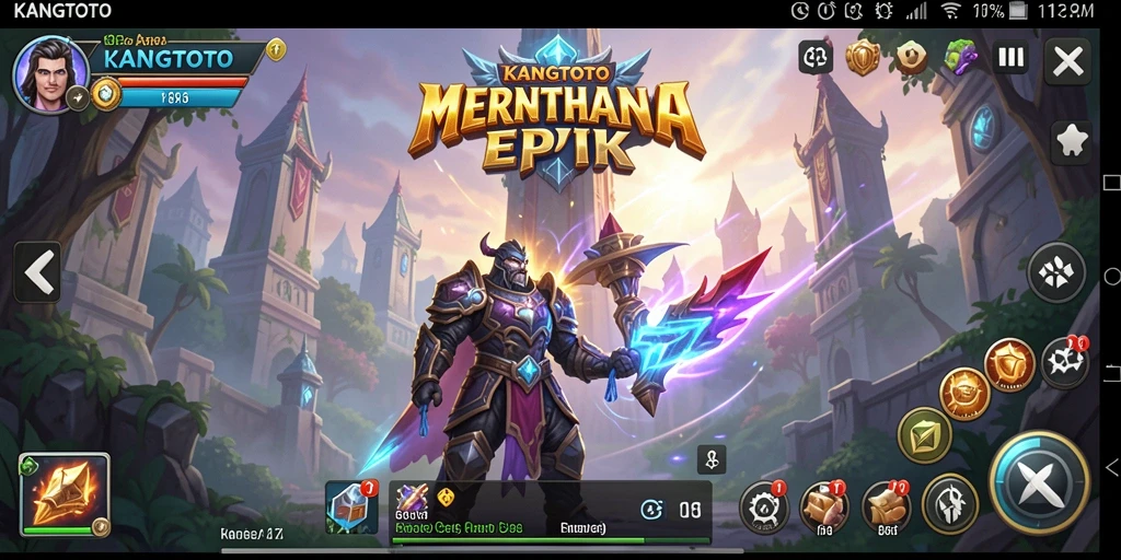 Screenshot utama KANGTOTO menampilkan aksi strategi Tower Defense yang mendebarkan.