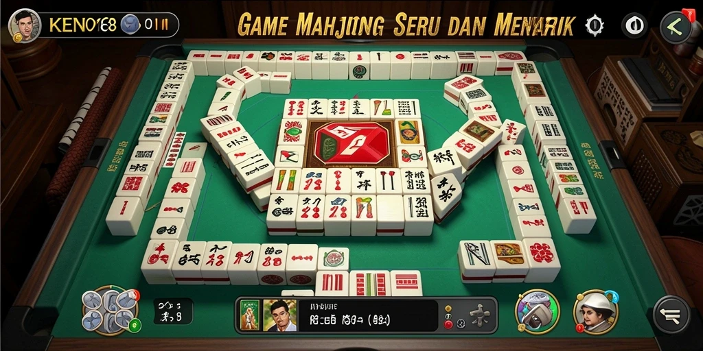 Gameplay Mahjong menarik dari KENZO188 dengan grafik yang menawan.