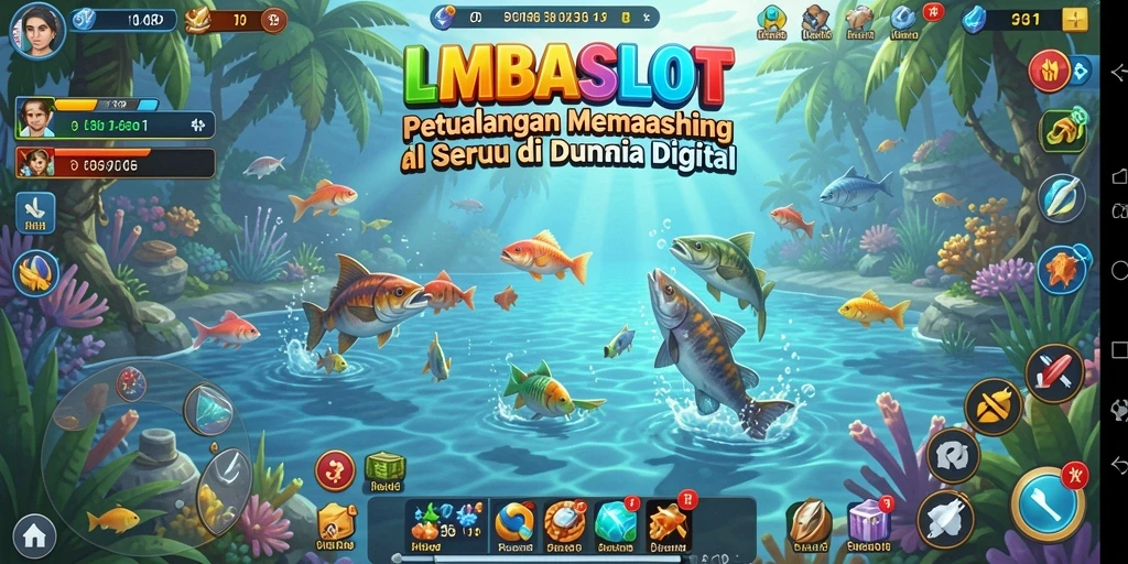 Tangkapan ikan yang memukau dalam gameplay LMBASLOT.