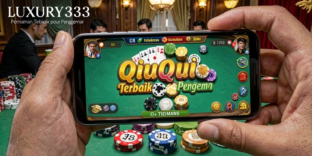 Tampilan screenshot LUXURY333 yang menampilkan gameplay QiuQiu yang seru.