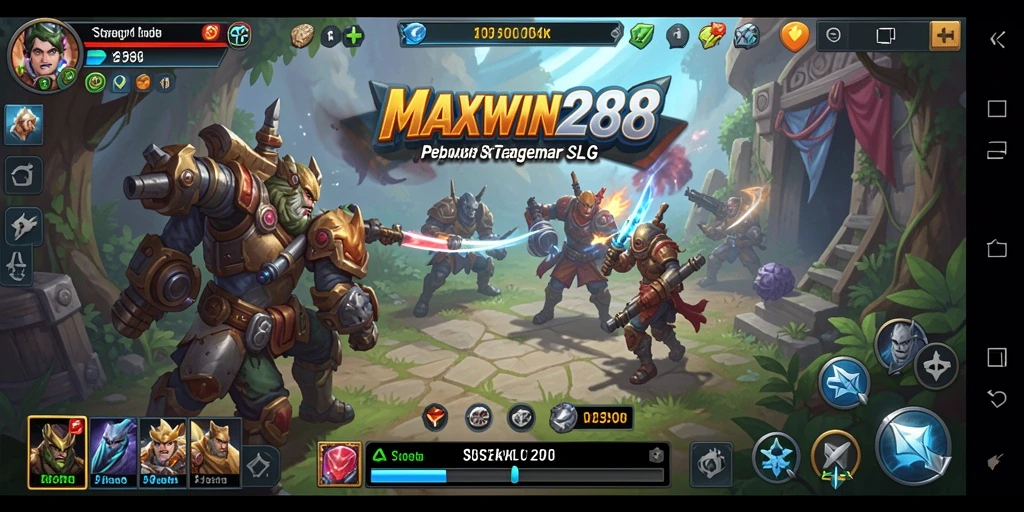 Tampilan gameplay MAXWIN288 yang penuh strategi dan tantangan.