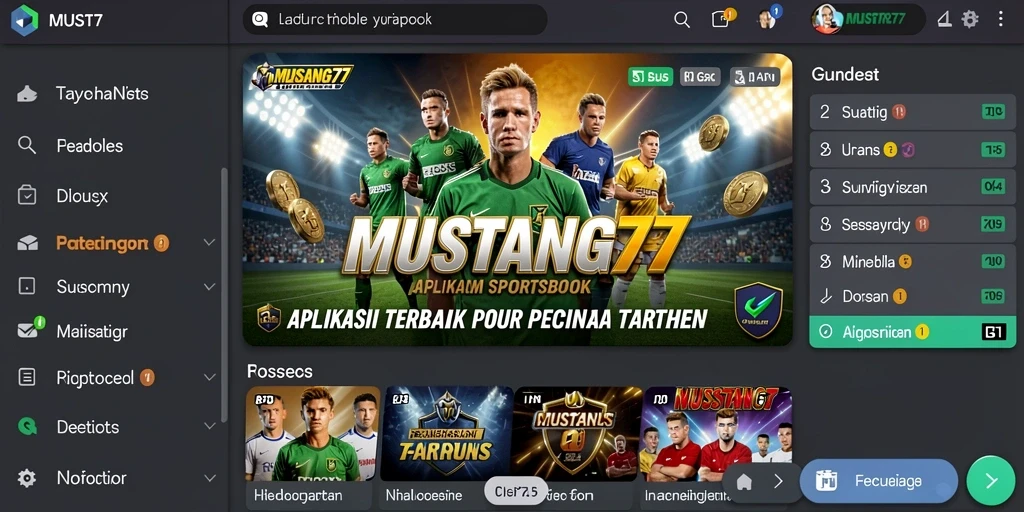 Screenshot utama MUSTANG77 menunjukkan pengalaman taruhan yang seru dan interaktif.
