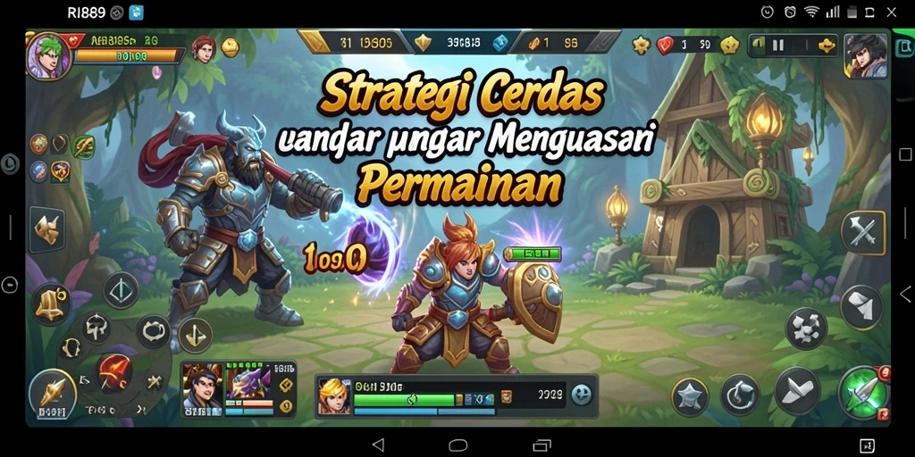 Tampilan gameplay seru dan strategi mendalam di RI889.