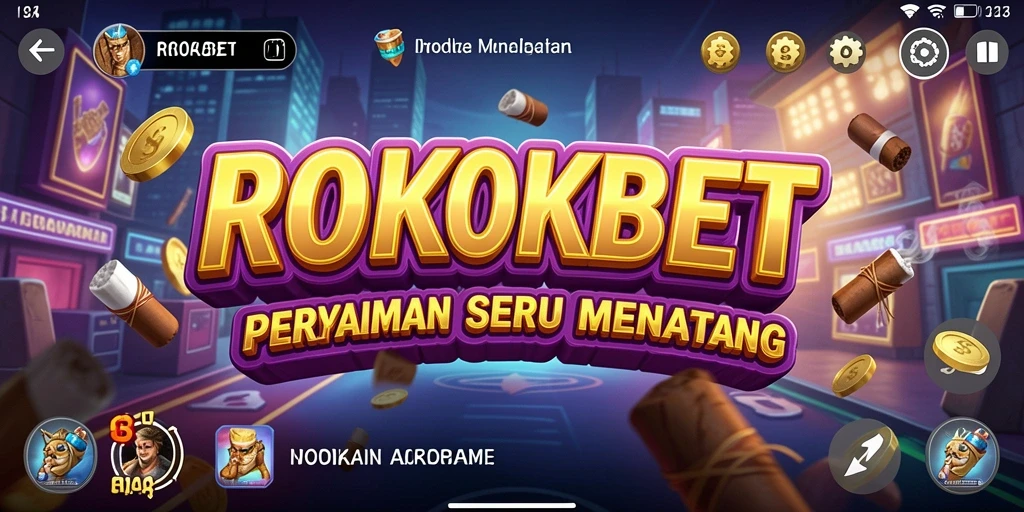 Tampilan screenshot game ROKOKBET yang penuh warna dan seru.