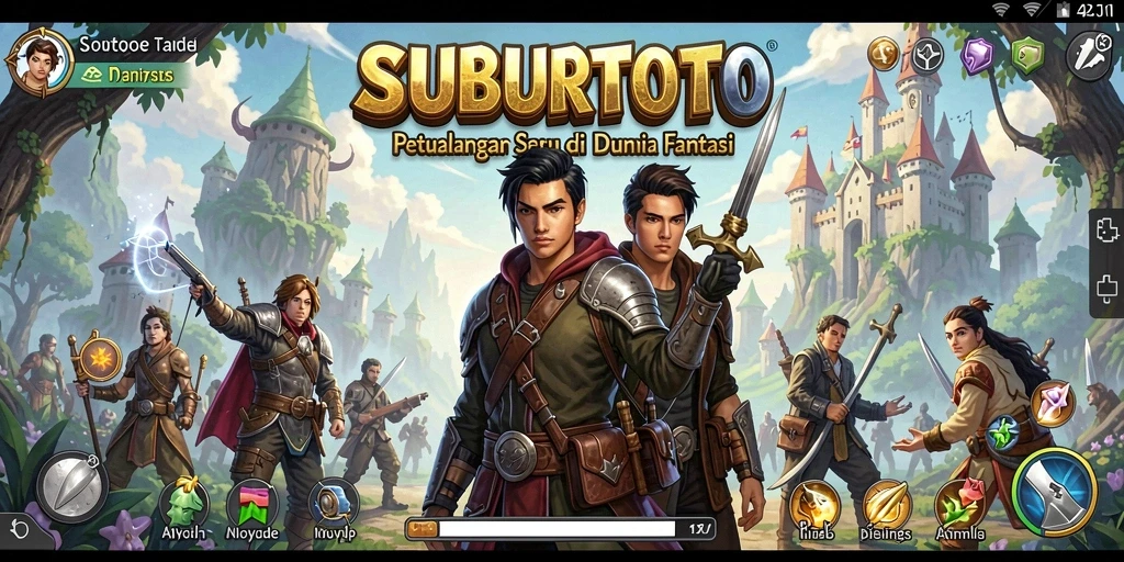Tangkapan layar dari gameplay SUBURTOTO menampilkan aksi petualangan yang menegangkan.