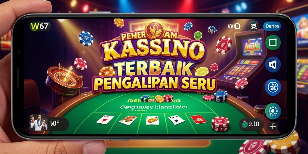 Gameplay W67 yang menarik dan mengasyikkan dalam aplikasi Kasino.